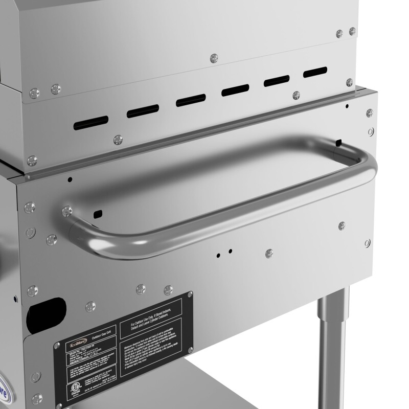 36 in. Commercial Outdoor Propane Grill With Pizza Oven in Stainless-Steel CGKIT336P, product image 7 of 13