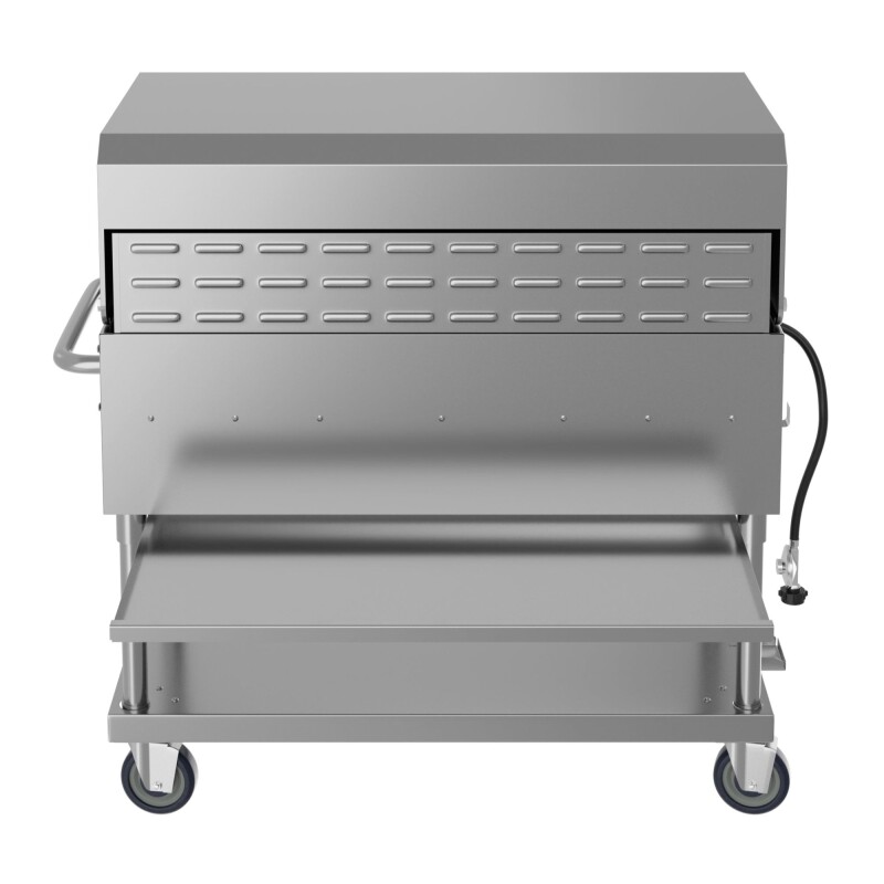 48 in. Commercial Outdoor Propane Gas Grill with Roll Dome Cover, ETL Listed in Stainless-Steel CGKIT448D, product image 8 of 13