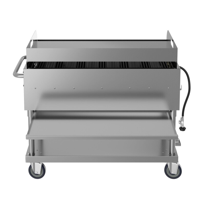 48 in. Commercial Outdoor Propane Gas Grill with Griddle, ETL Listed in Stainless-Steel CGKIT448G, product image 6 of 11