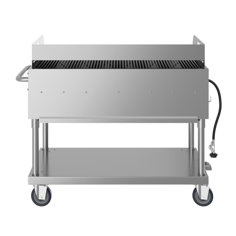 48 in. Commercial Outdoor Propane Gas Grill with Griddle, ETL Listed in Stainless-Steel CGKIT448G, product image 7 of 11