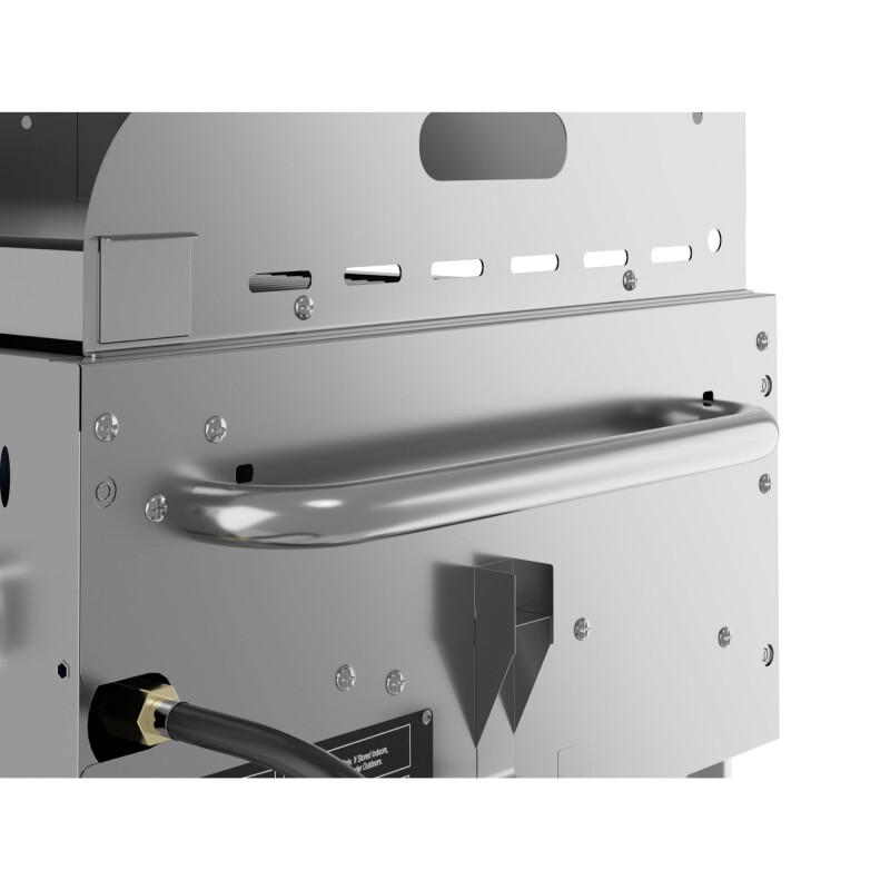 60 in. 8-Burner Commercial Outdoor Propane Gas Grill with 30 in. Roll Dome Cover and 30 in. Griddle in Stainless-Steel, ETL Listed CGKIT6D30G30, product image 9 of 12
