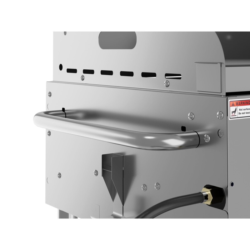 60 in. 8-Burner Commercial Outdoor Propane Gas Grill with 30 in. Griddle in Stainless-Steel, ETL Listed CGKIT6G30, product image 6 of 11