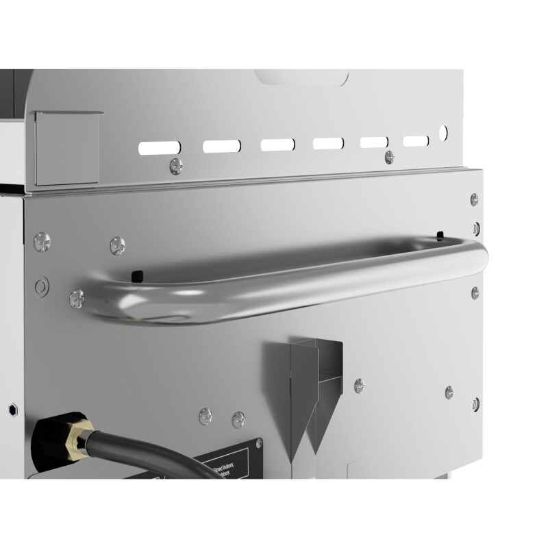 60 in. 8-Burner Commercial Outdoor Propane Gas Grill with 30 in. Griddle and 30 in. Pizza Oven in Stainless-Steel, ETL Listed CGKIT6G30P30, product image 9 of 13