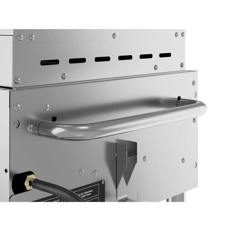 60 in. 8-Burner Commercial Outdoor Propane Gas Grill with Two 30 in. Pizza Ovens in Stainless-Steel, ETL Listed CGKIT6P30P30, product image 10 of 13
