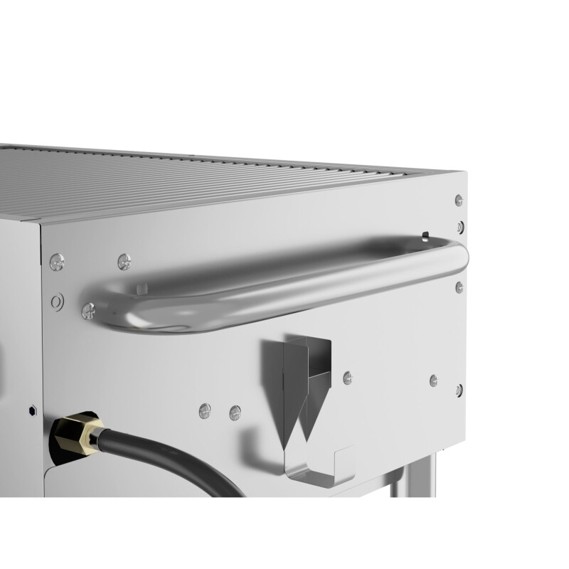 72 in. Commercial Outdoor Propane Gas Grill with 36 in. Griddle in Stainless-Steel, ETL Listed CGKIT7G36, product image 9 of 12