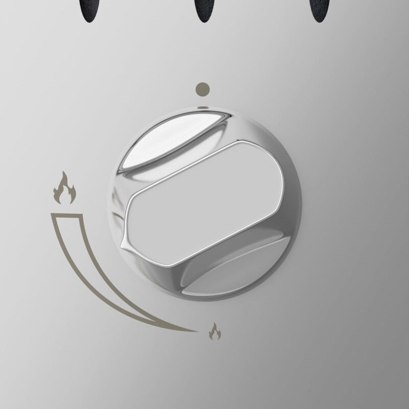 72 in. 10-Burner Commercial Outdoor Propane Gas Grill with Two 36 in. Griddles in Stainless-Steel, ETL Listed CGKIT7G36G36, product image 9 of 10