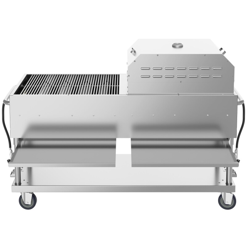 72 in. Commercial Outdoor Propane Gas Grill with 36 in. Pizza Oven in Stainless-Steel CGKIT7P36, product image 10 of 13