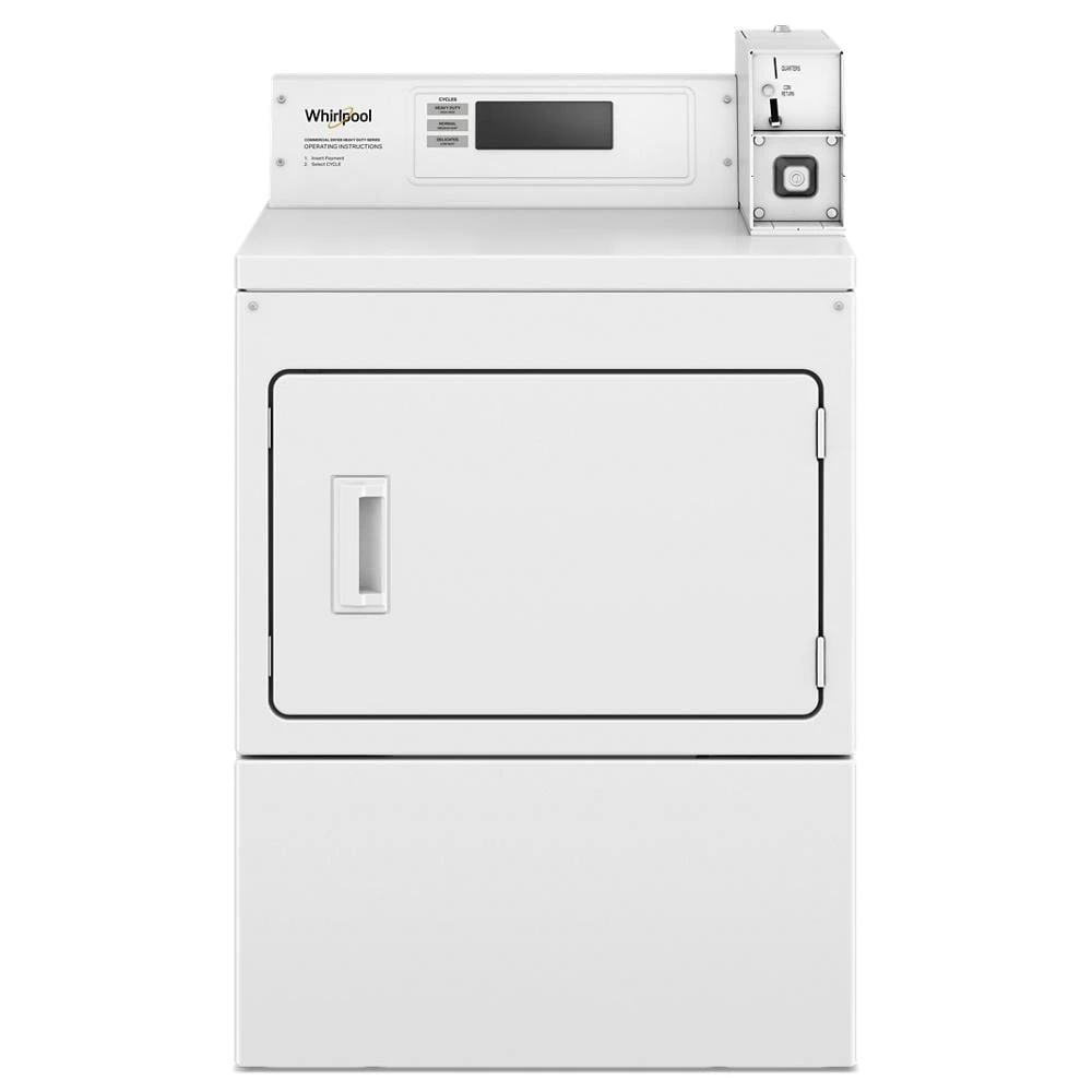 Commercial Gas Dryer with Factory Installed Coin Drop & Coin Box view 6