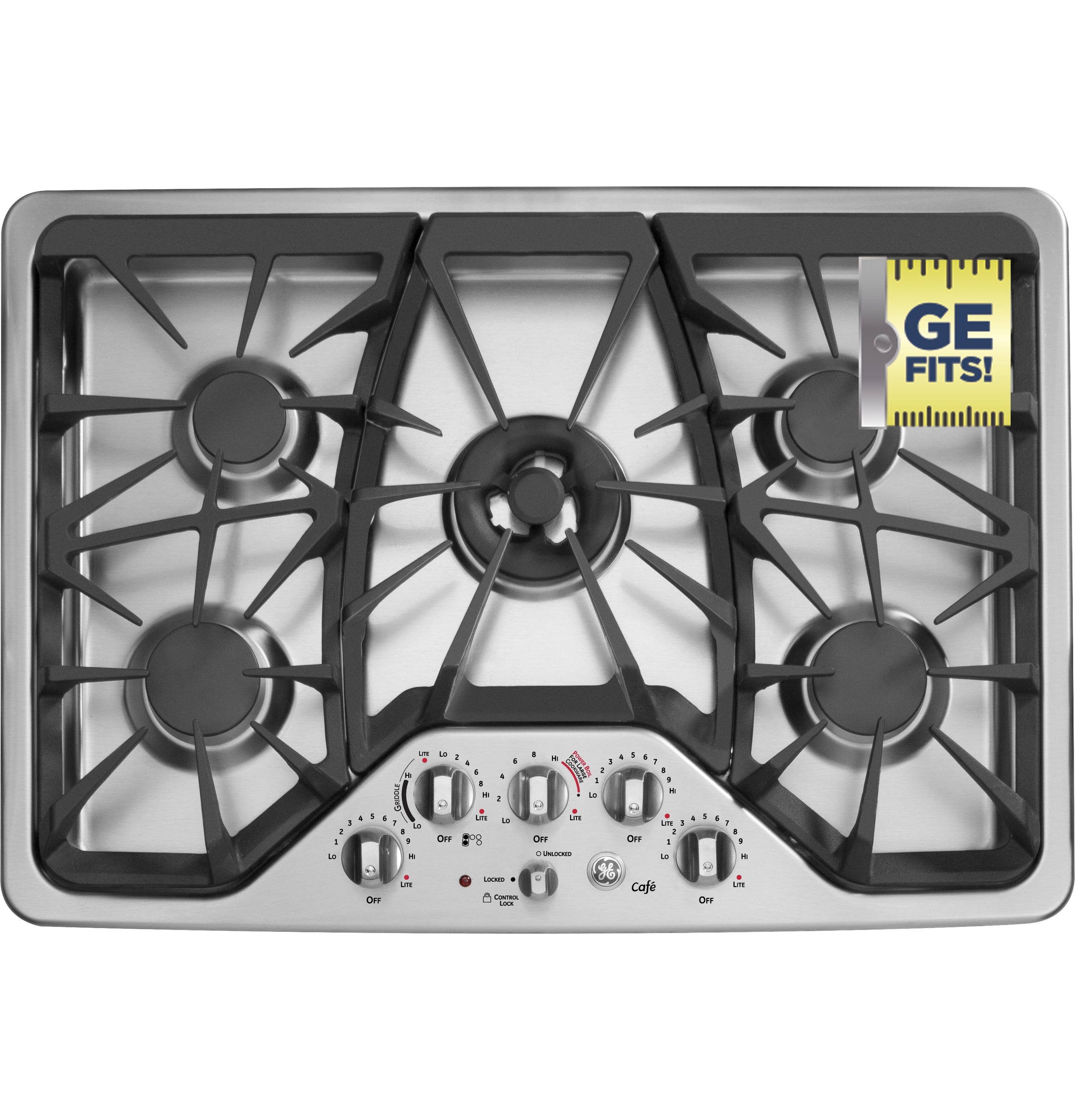Café Series 30" Built-in Gas Cooktop CGP350SETSS