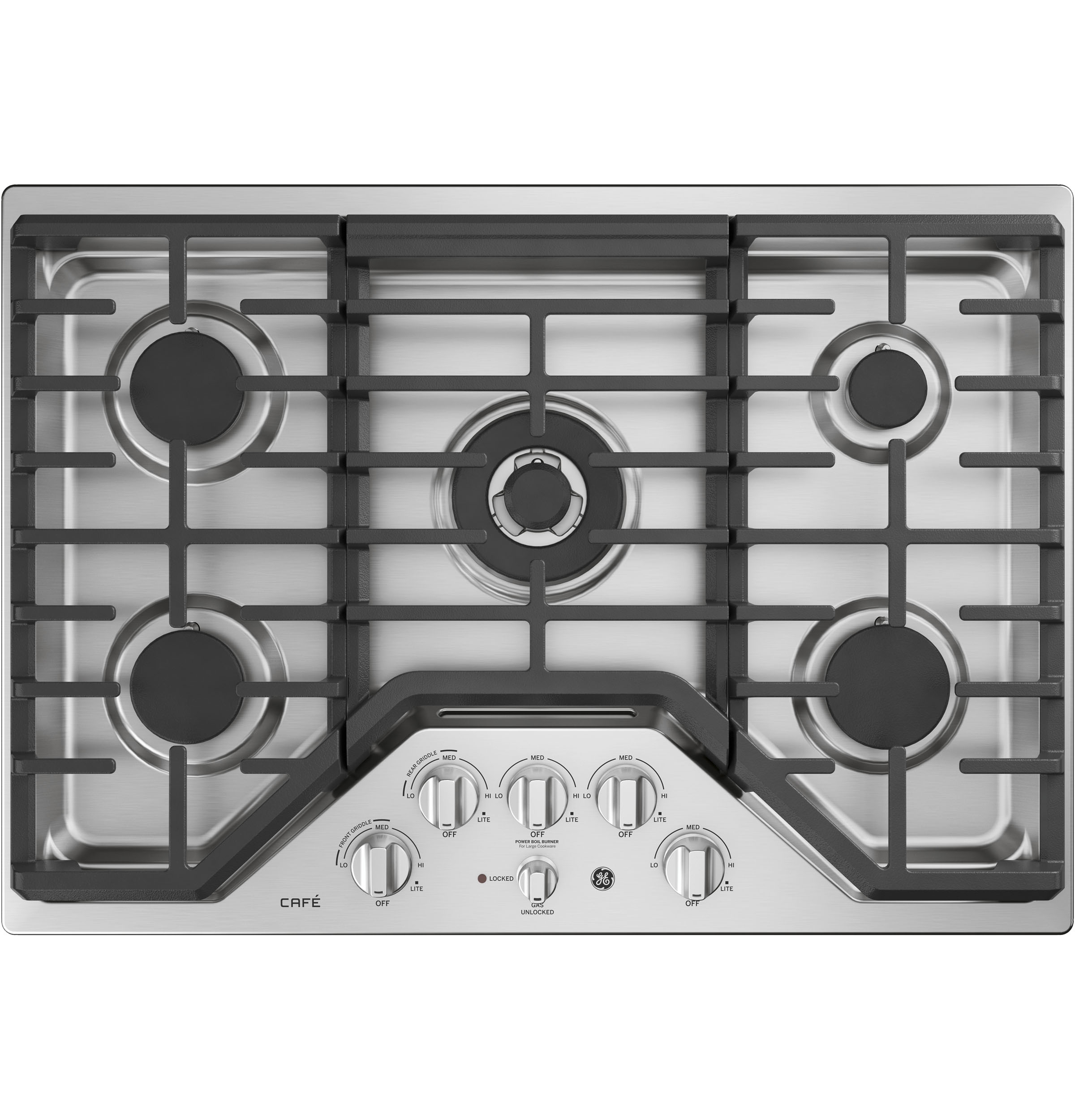 Café Series 30" Built-in Gas Cooktop CGP9530SLSS