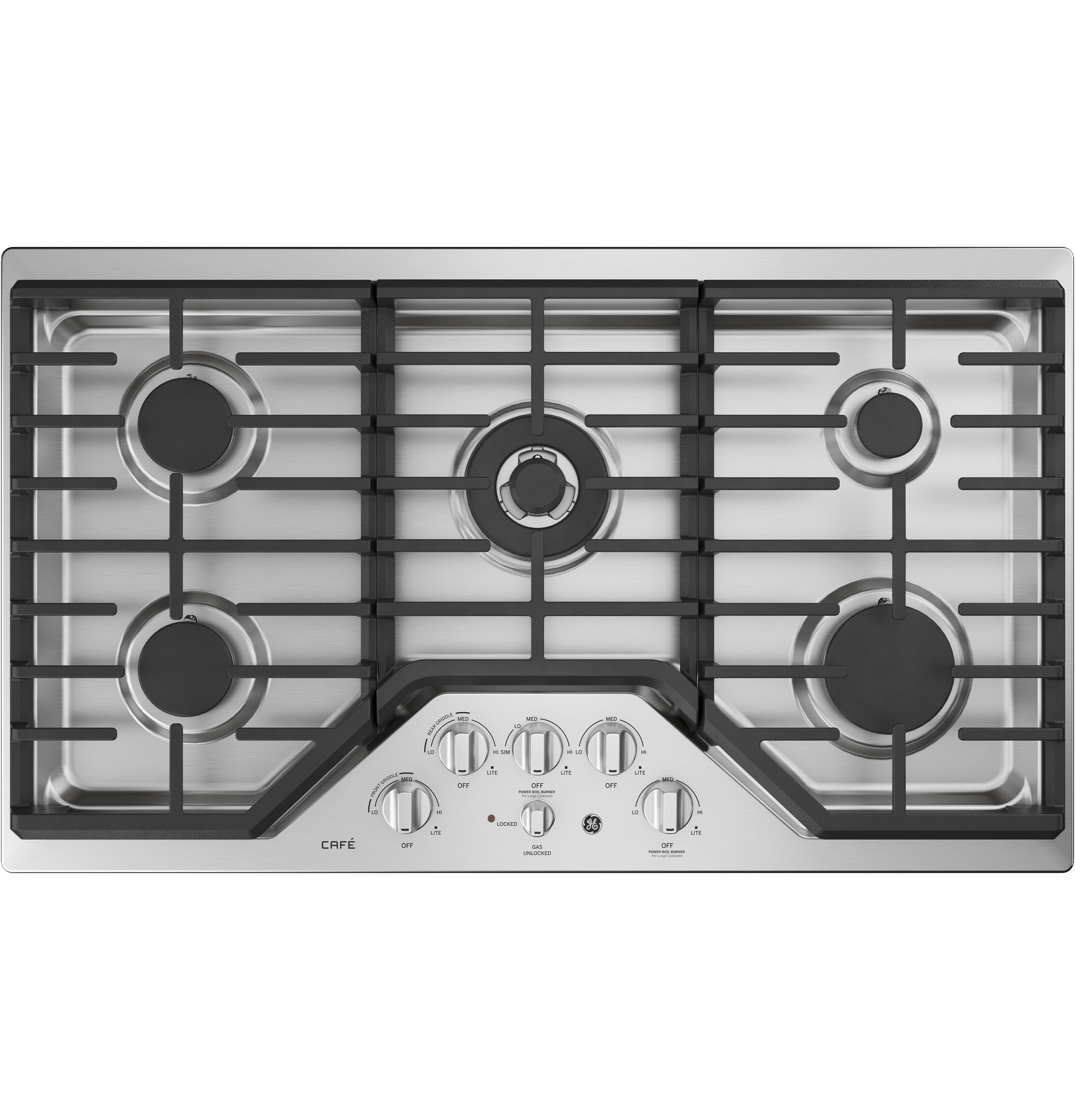 GE Series 36" Built-In Gas Cooktop CGP9536SLSS