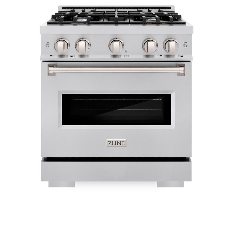 30 In. 4.2 Cu. Ft. Classic Gas Range With 4 Burner Cooktop And Convection Gas Oven In Stainless Steel CGR30