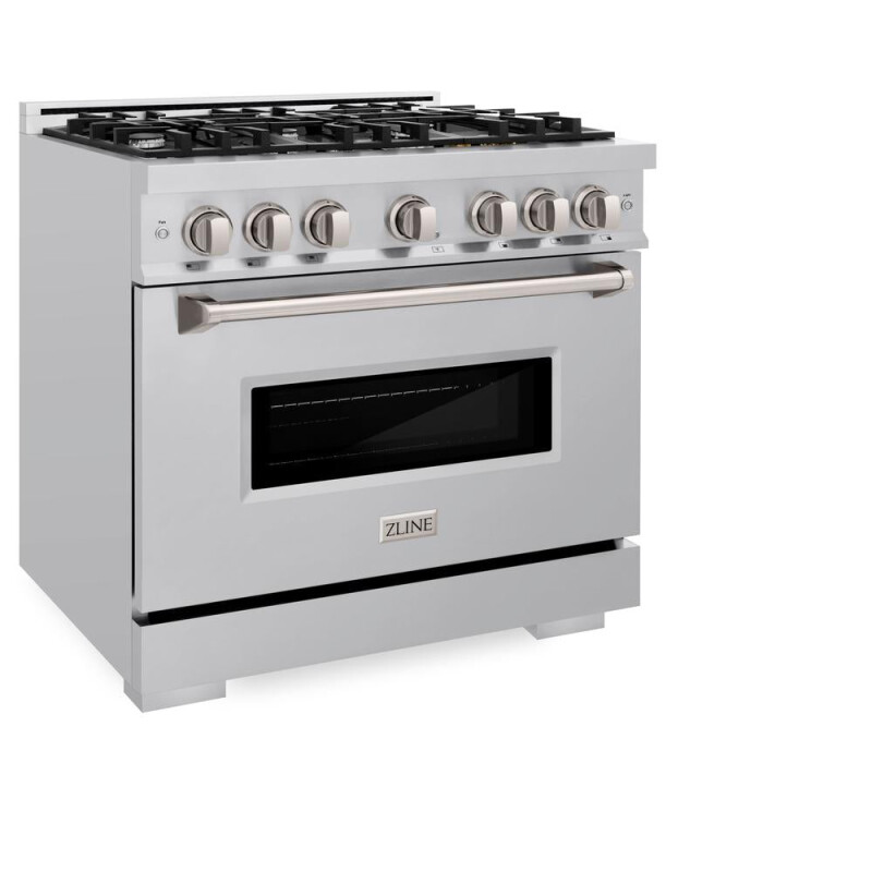 36 In. 5.2 Cu. Ft. Classic Gas Range With 6 Burner Cooktop And Convection Gas Oven In Stainless Steel CGR36