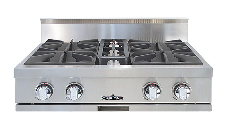 24″ and 30″ Rangetops Burners NG CGRT3044N