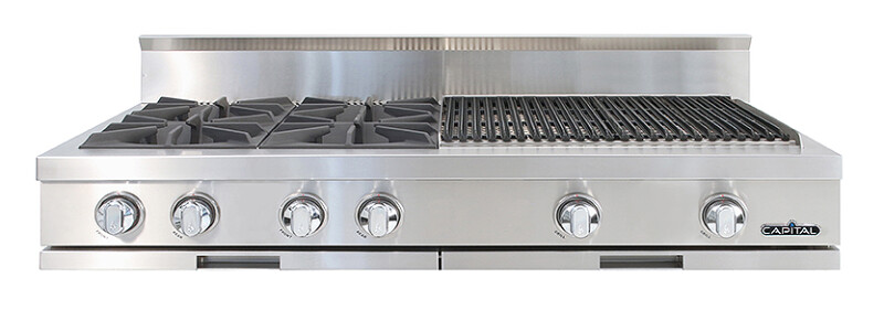48″ Rangetop 4 Open Burners / 24″ Grill NG CGRT484BBN