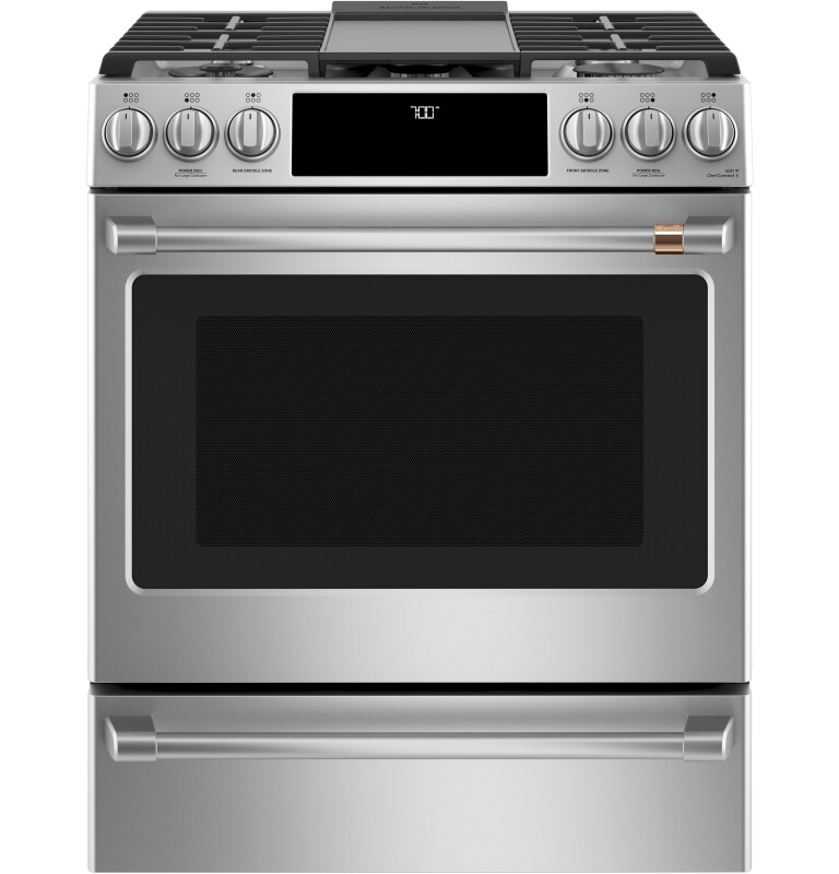 CAFÉ™ 30" Smart Slide-In, Front-Control, Gas Range with Convection Oven view 24