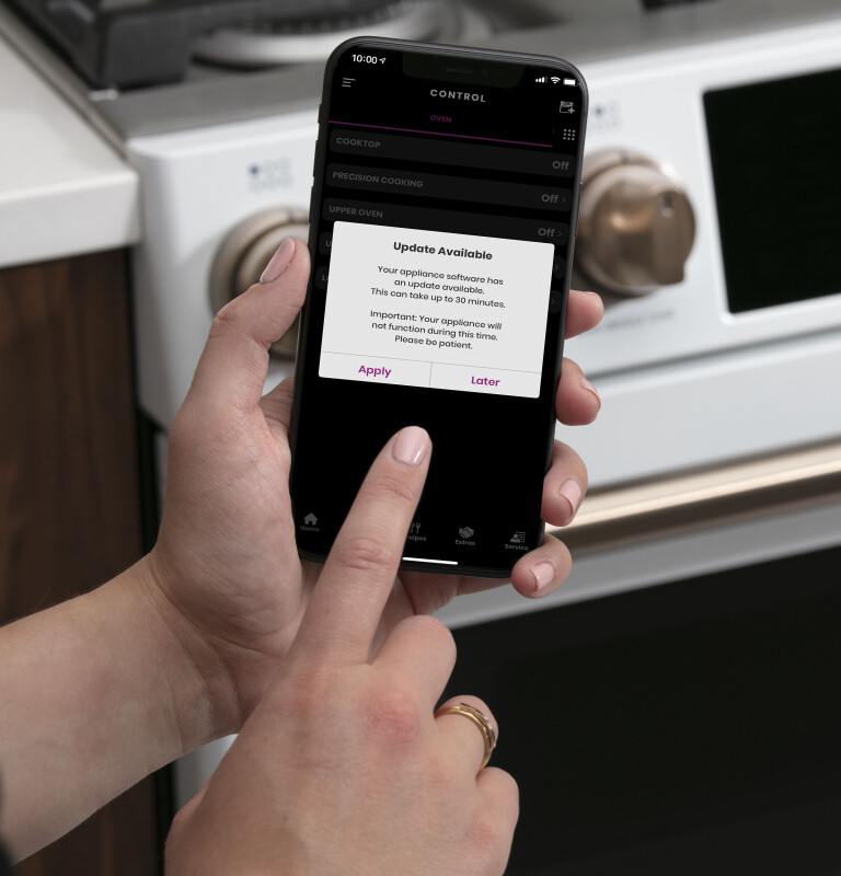 CAFÉ™ 30" Smart Slide-In, Front-Control, Gas Range with Convection Oven view 9