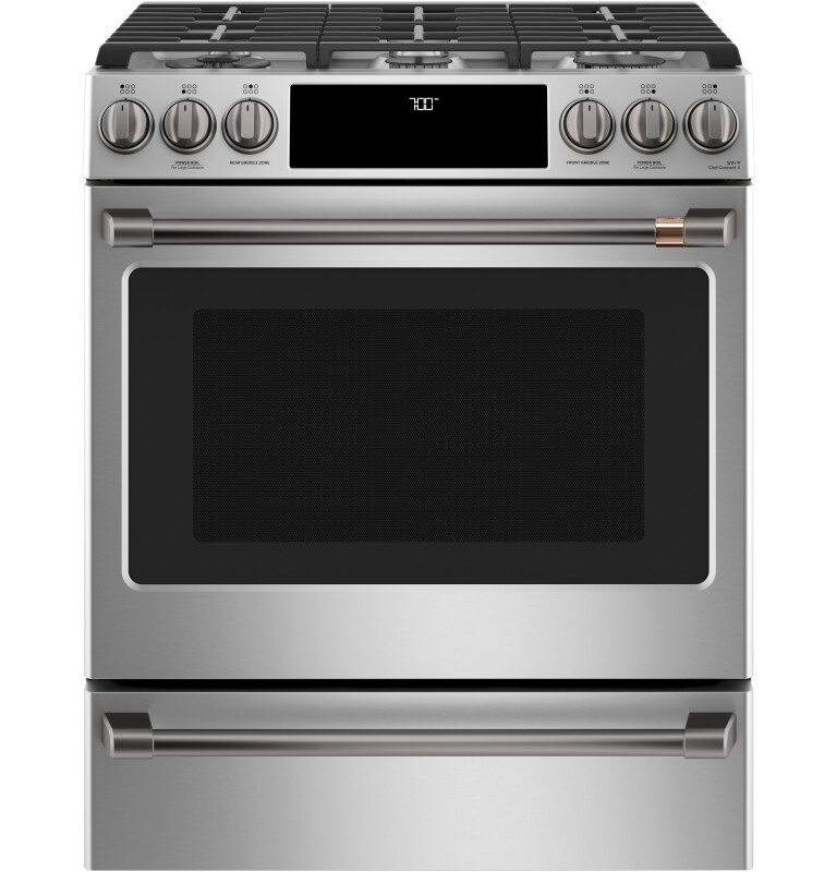 CAFÉ™ 30" Smart Slide-In, Front-Control, Gas Range with Convection Oven view 5