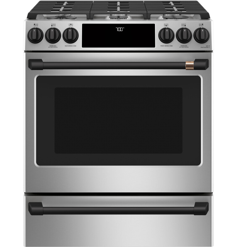 CAFÉ™ 30" Smart Slide-In, Front-Control, Gas Range with Convection Oven view 29