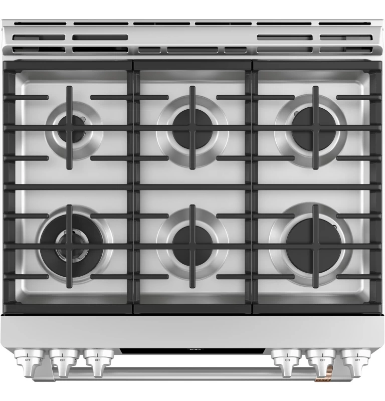 30" Smart Slide-In, Front-Control, Gas Range with Convection Oven CGS700P2MS1