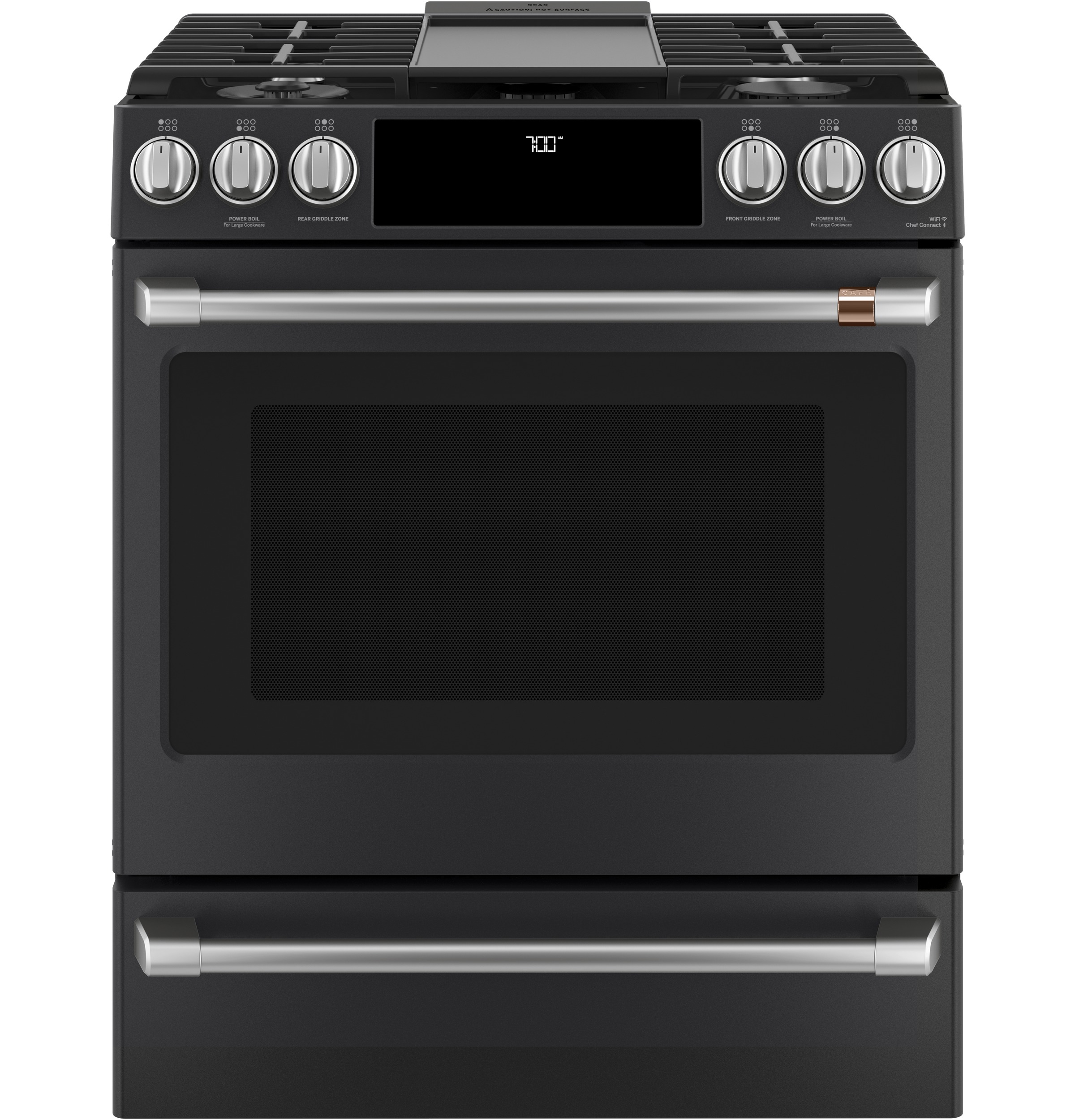 CAFÉ™ 30" Smart Slide-In, Front-Control, Gas Range with Convection Oven view 25