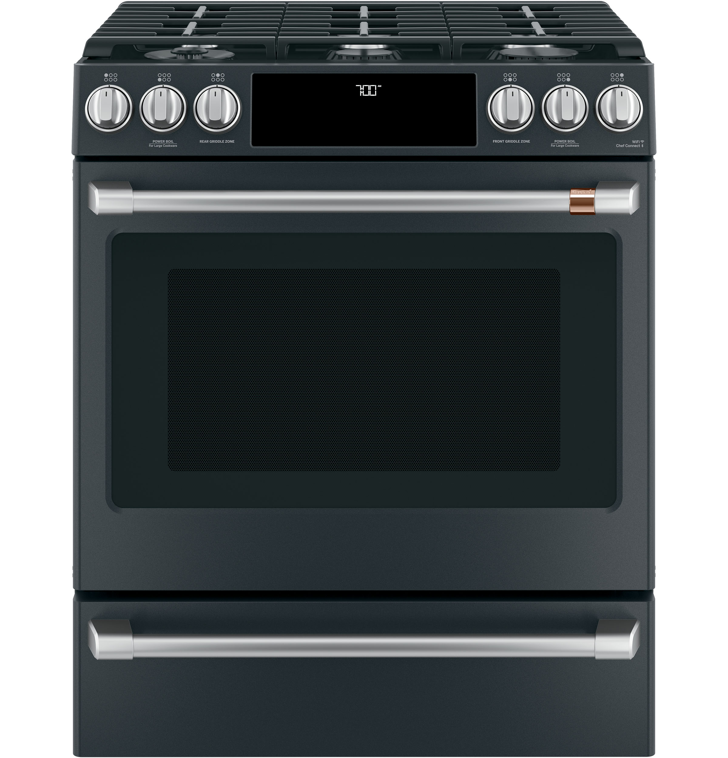 CAFÉ™ 30" Smart Slide-In, Front-Control, Gas Range with Convection Oven view 5