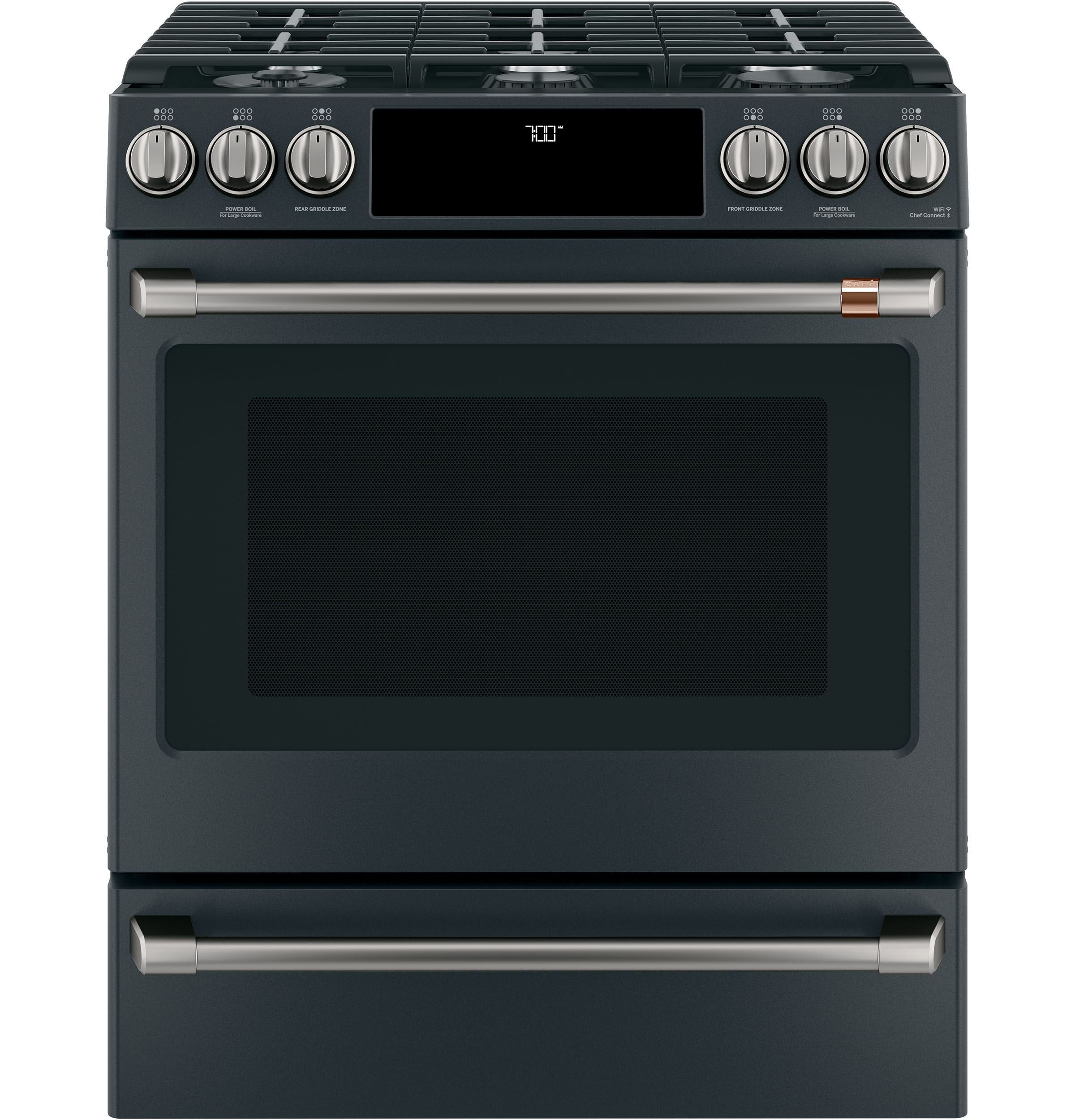 CAFÉ™ 30" Smart Slide-In, Front-Control, Gas Range with Convection Oven view 4