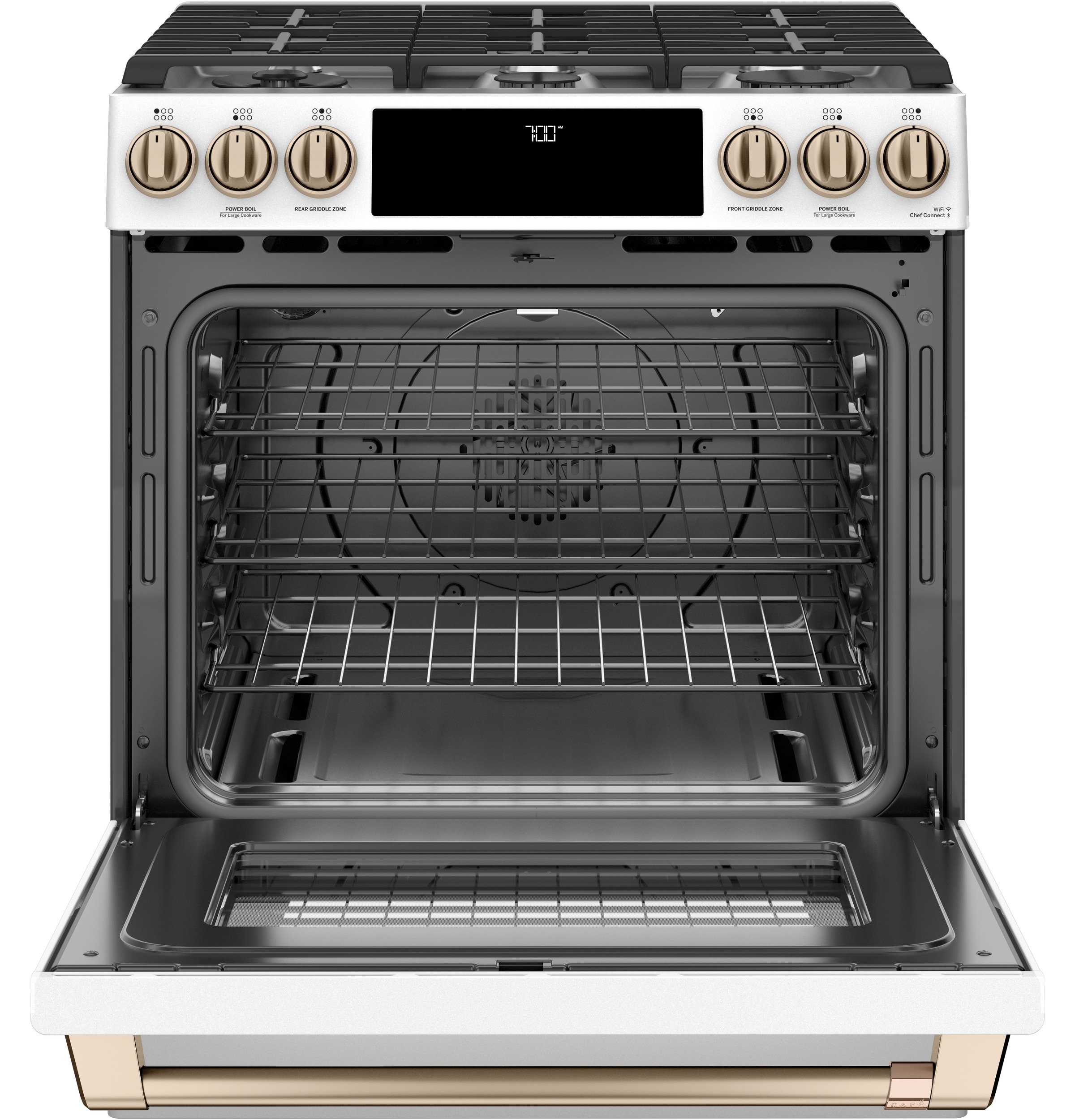 CAFÉ™ 30" Smart Slide-In, Front-Control, Gas Range with Convection Oven view 15