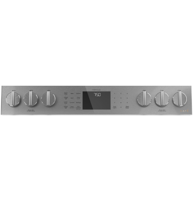 30" Smart Slide-In, Front-Control, Gas Double-Oven Range with Convection CGS750M2NS5