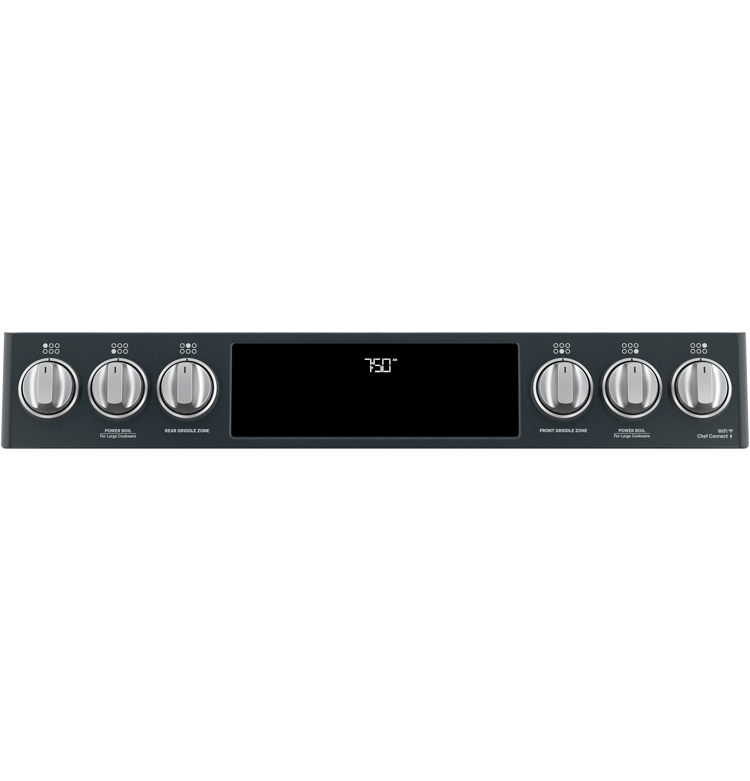30" Smart Slide-In, Front-Control, Gas Double-Oven Range with Convection CGS750P3MD1