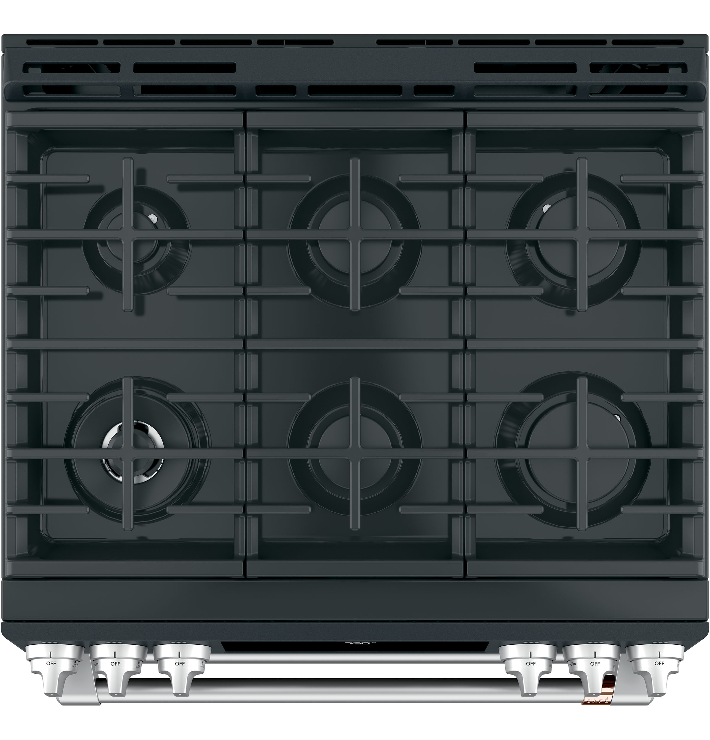30" Smart Slide-In, Front-Control, Gas Double-Oven Range with Convection CGS750P3MD1