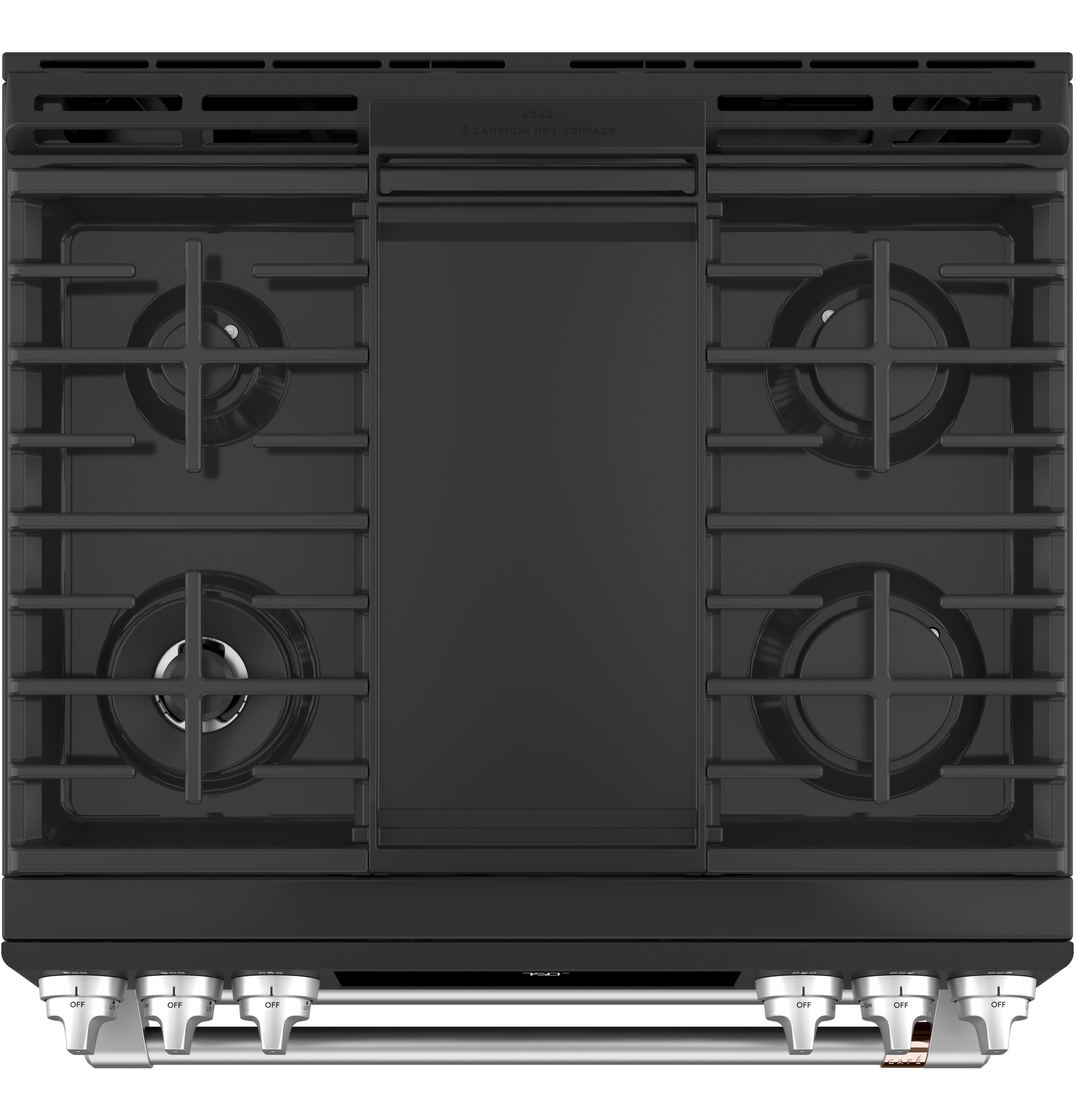 30" Smart Slide-In, Front-Control, Gas Double-Oven Range with Convection CGS750P3MD1