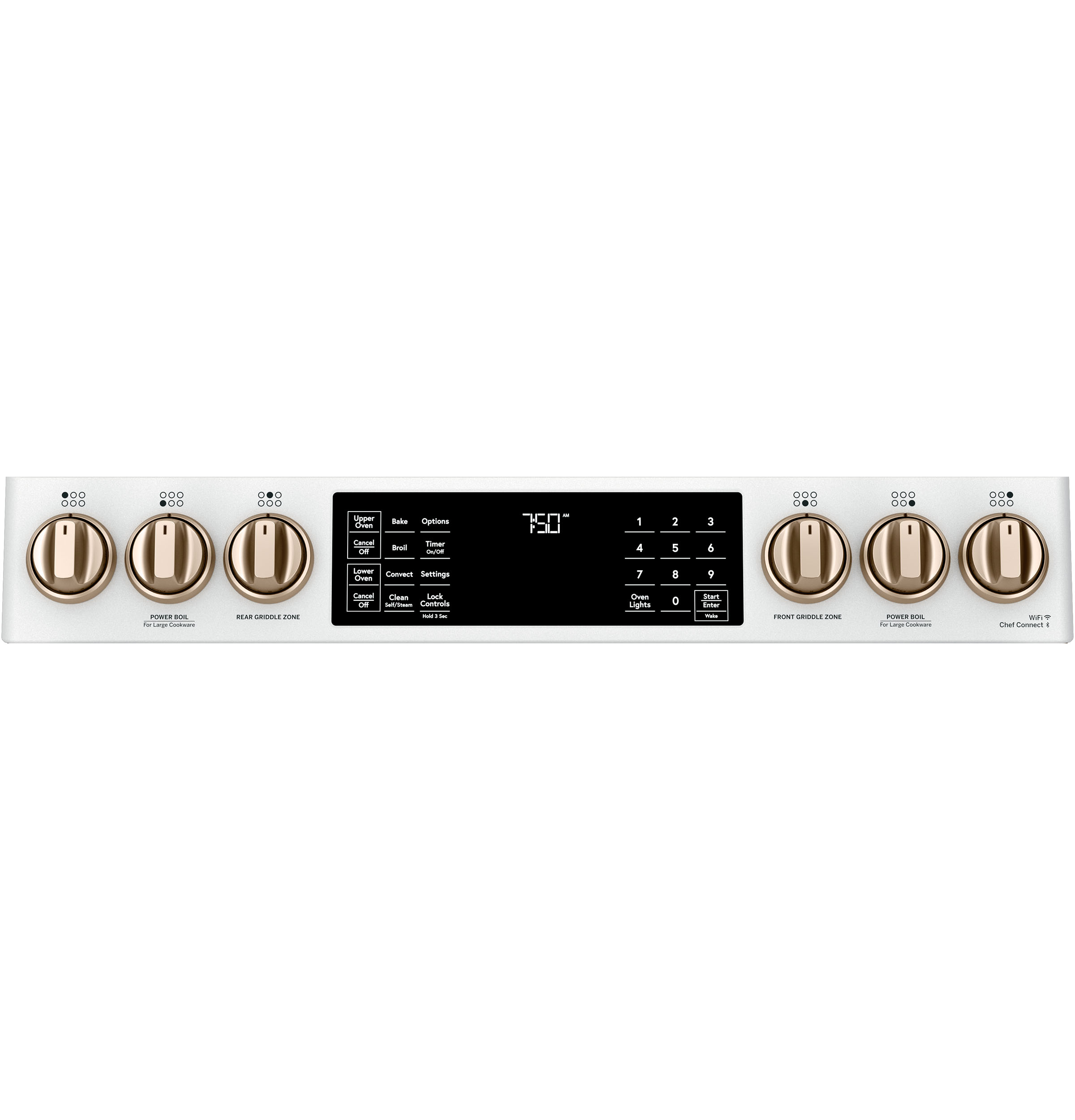 CAFÉ™ 30" Smart Slide-In, Front-Control, Gas Double-Oven Range with Convection view 23
