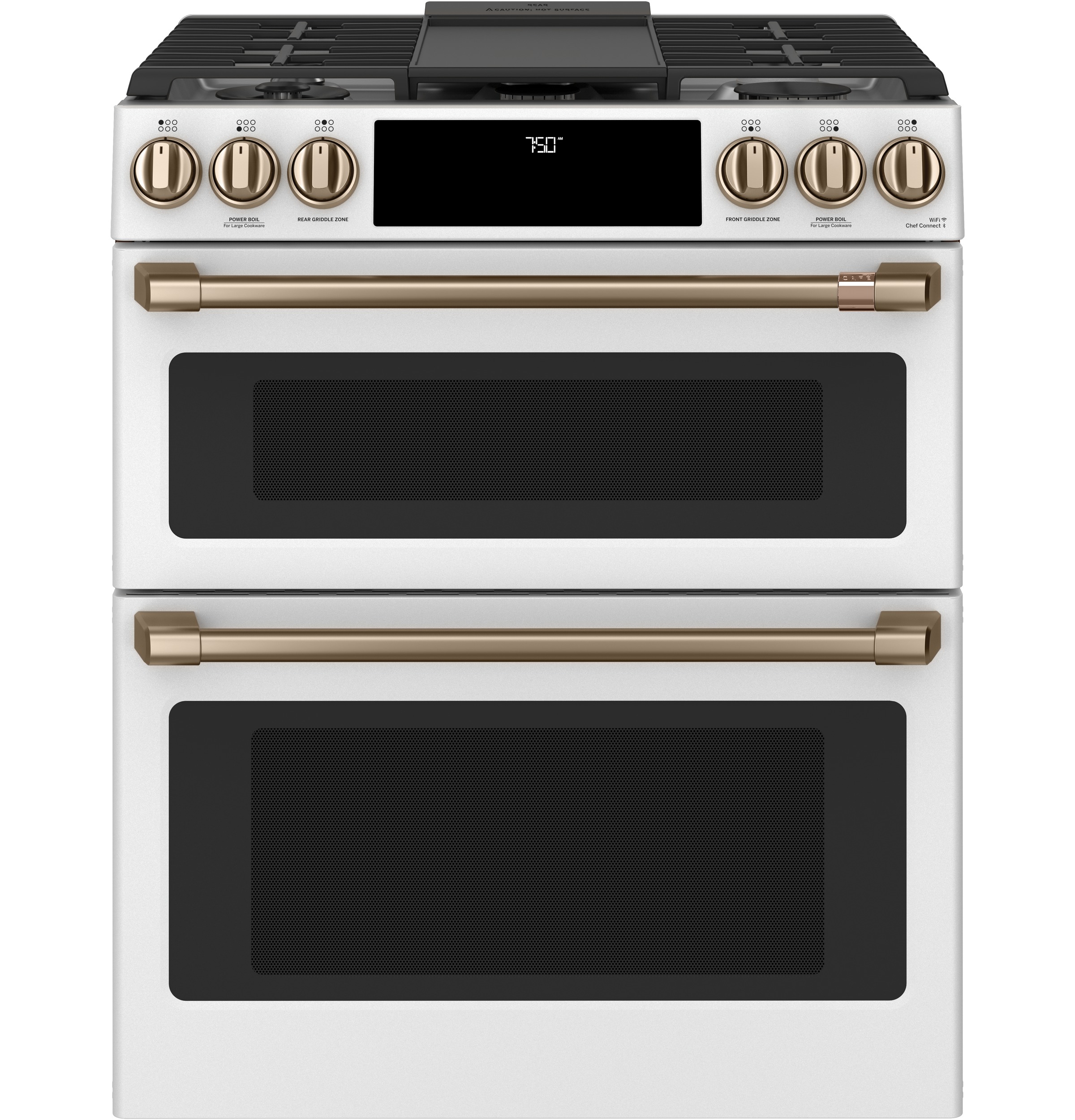 CAFÉ™ 30" Smart Slide-In, Front-Control, Gas Double-Oven Range with Convection view 26