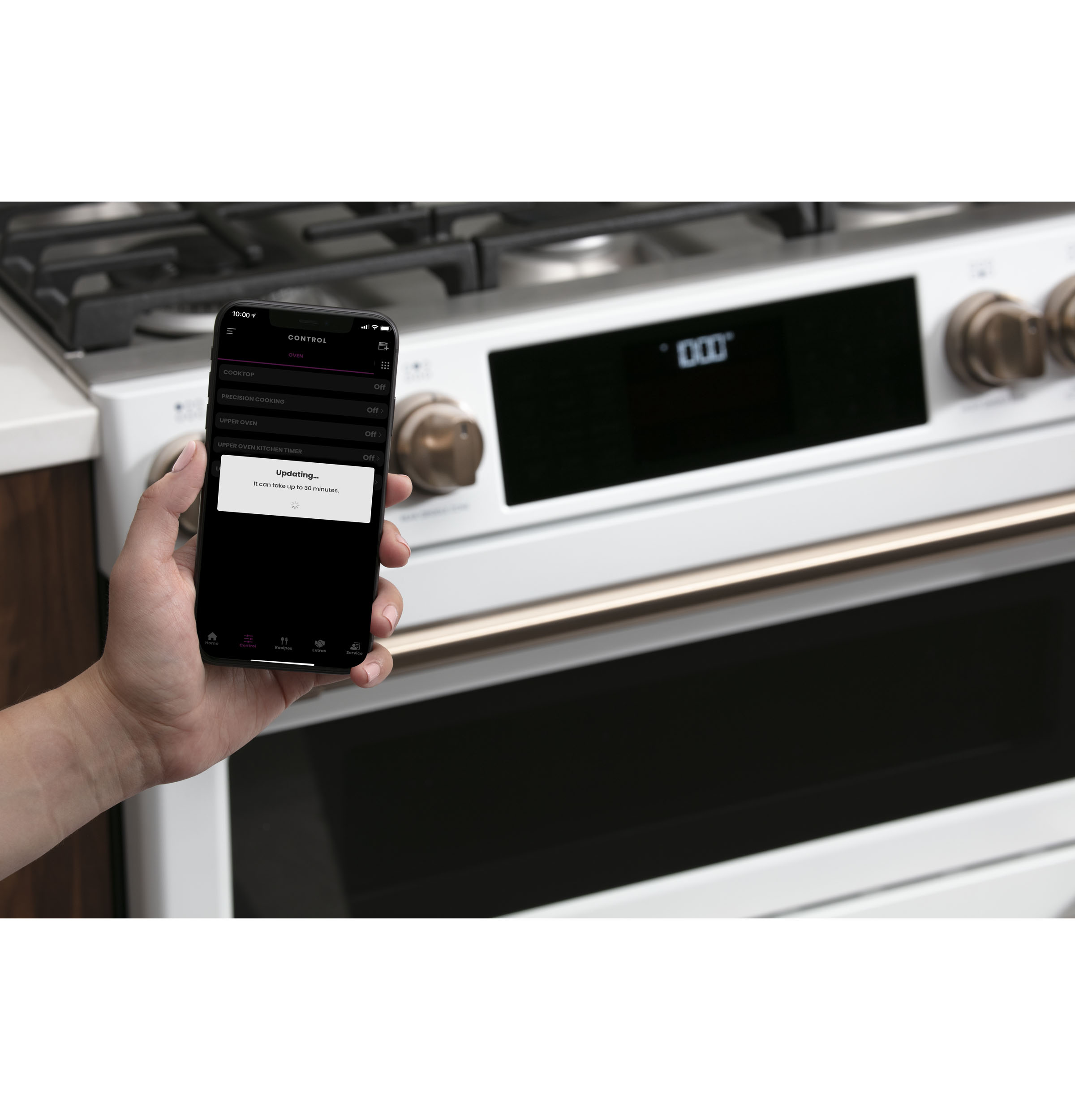 CAFÉ™ 30" Smart Slide-In, Front-Control, Gas Double-Oven Range with Convection view 35