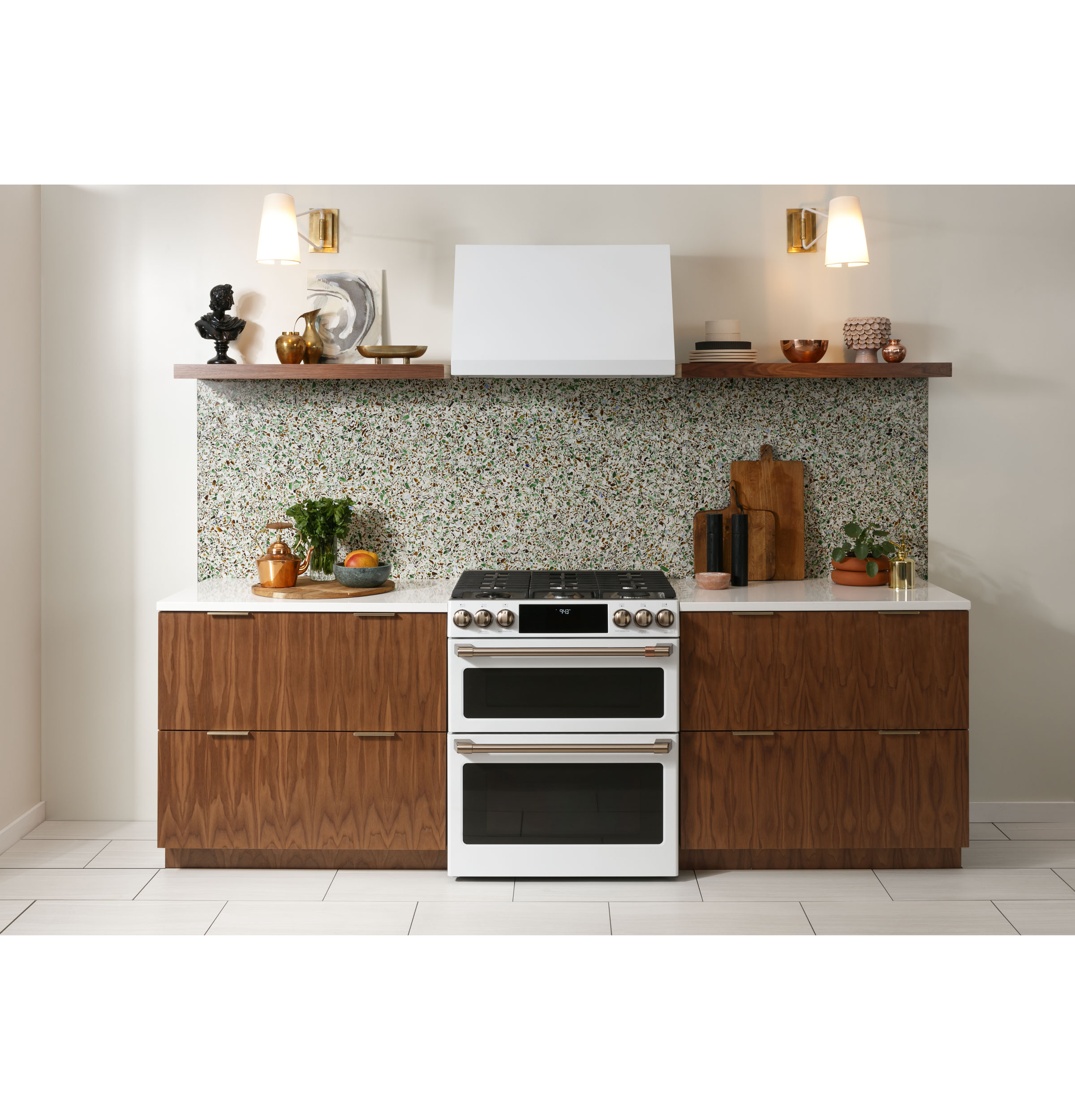 CAFÉ™ 30" Smart Slide-In, Front-Control, Gas Double-Oven Range with Convection view 11