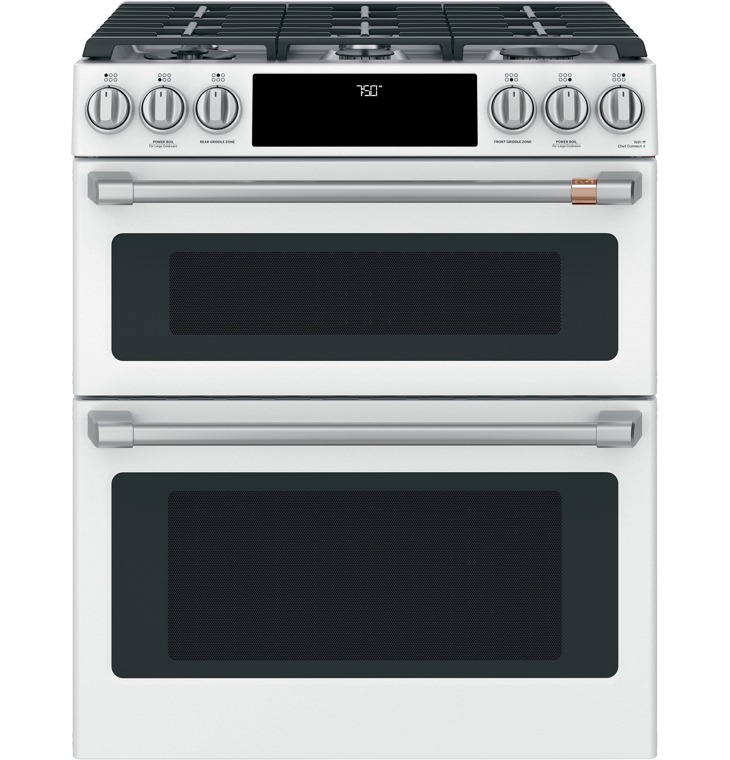 CAFÉ™ 30" Smart Slide-In, Front-Control, Gas Double-Oven Range with Convection view 17