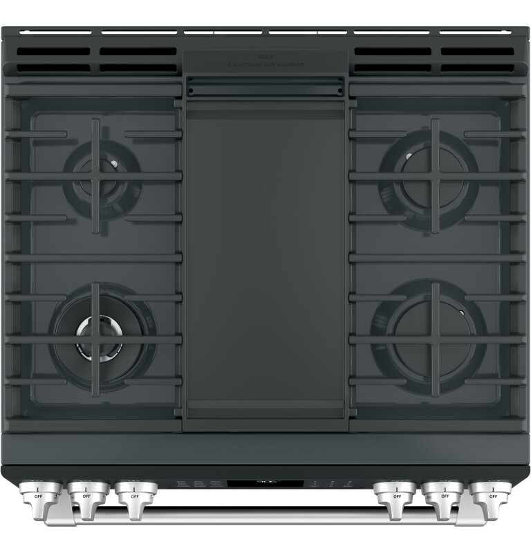 Café Series 30" Slide-in Front Control Range With Warming Drawer CGS986EELDS