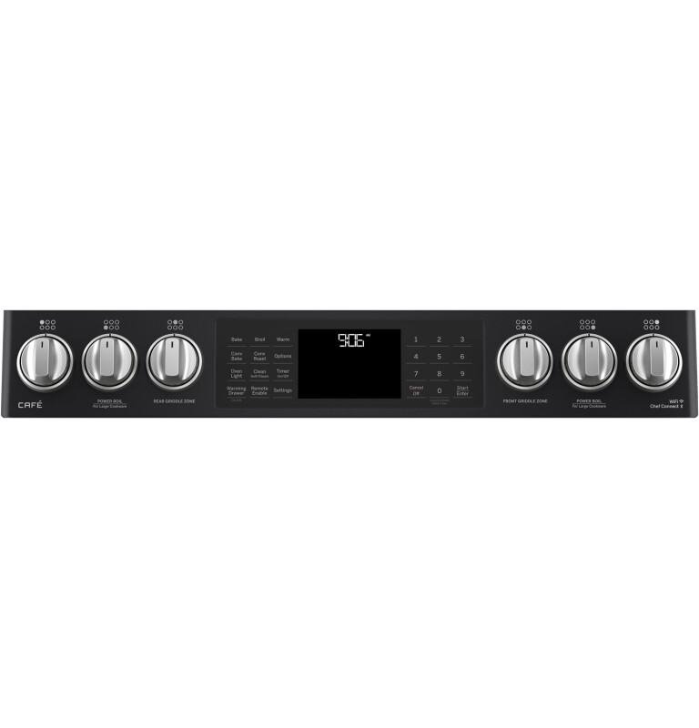 Café Series 30" Slide-in Front Control Range With Warming Drawer CGS986EELDS
