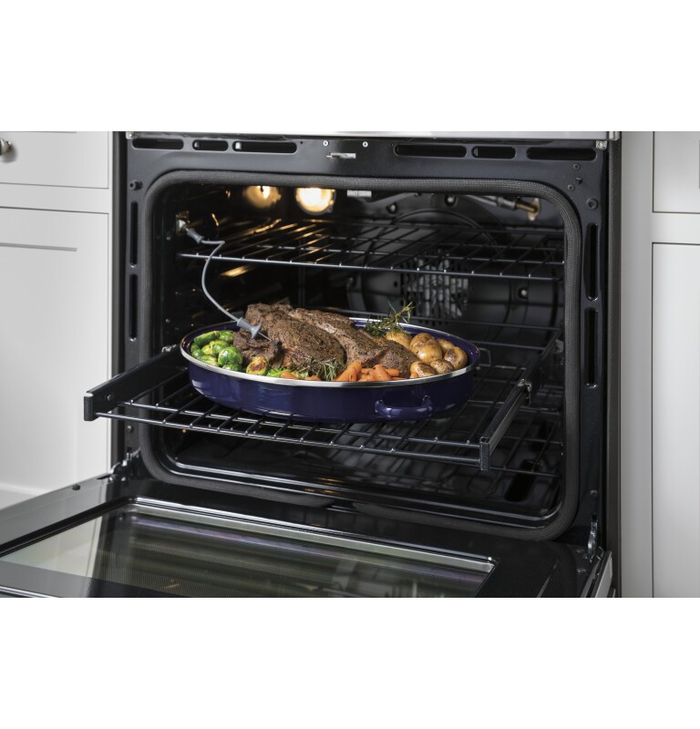 Café Series 30" Slide-in Front Control Range With Warming Drawer CGS986EELDS