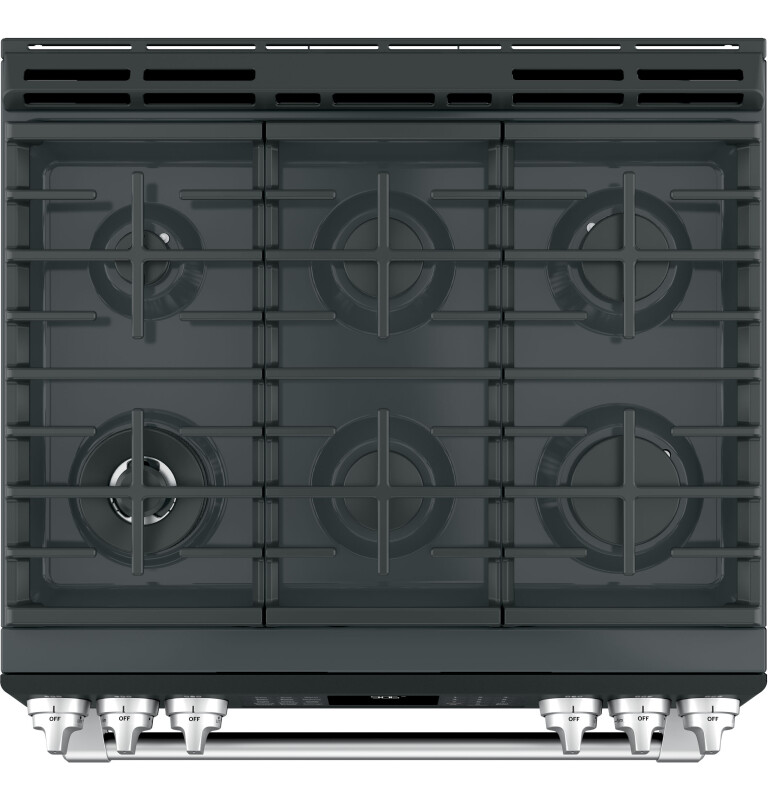 Café Series 30" Slide-in Front Control Range With Warming Drawer CGS986EELDS