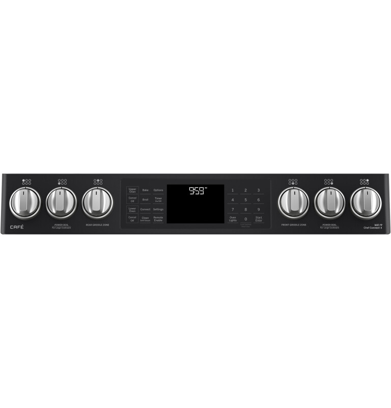 Café Series 30" Slide-in Front Control Gas Double Oven With Convection Range CGS995EELDS