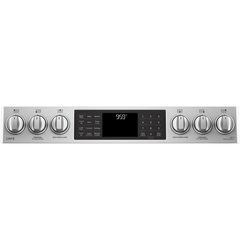 GE Series 30" Slide-In Front Control Gas Double Oven with Convection Range CGS995SELSS