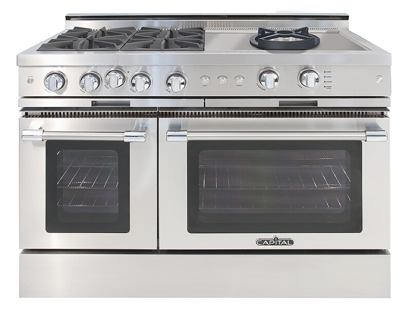 48″ Grand Chef Range 4 Burners / Power Wok NG CGSR4CWN