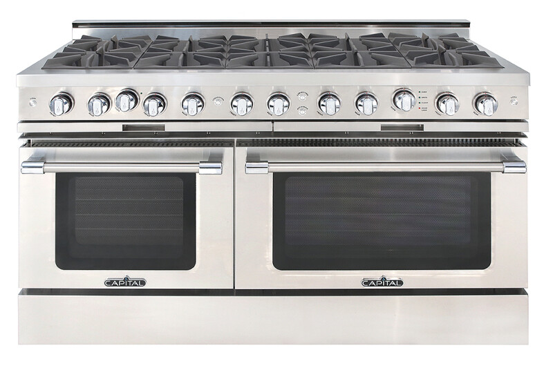 60″ Grand Chef Range 10 Open Burners LP CGSR6010L