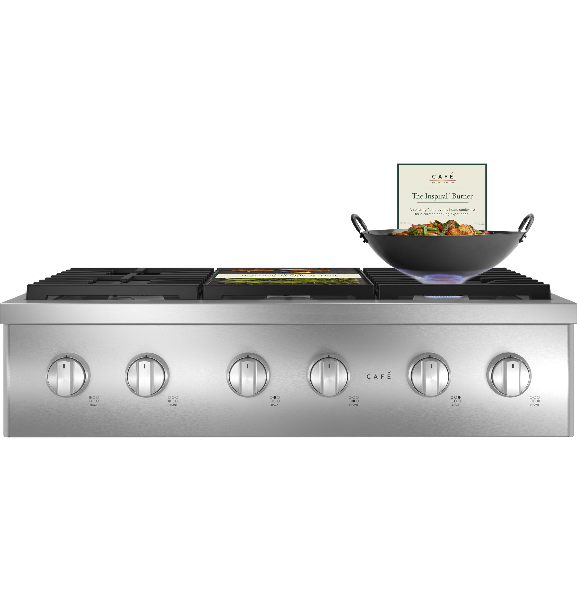 CAFÉ™ 36" Commercial-Style Gas Rangetop with 6 Burners (Natural Gas) view 5