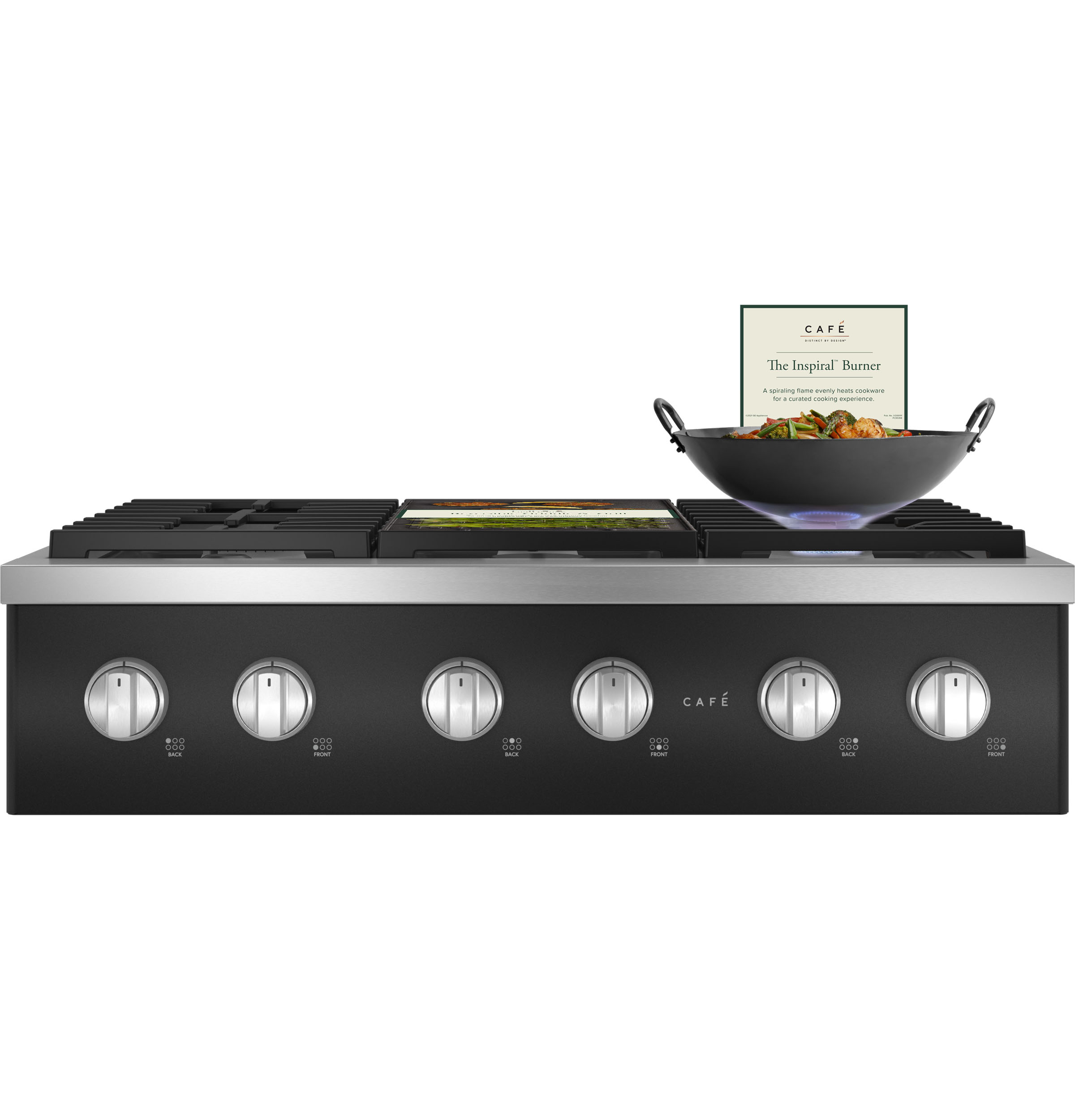 CAFÉ™ 36" Commercial-Style Gas Rangetop with 6 Burners (Natural Gas) view 5