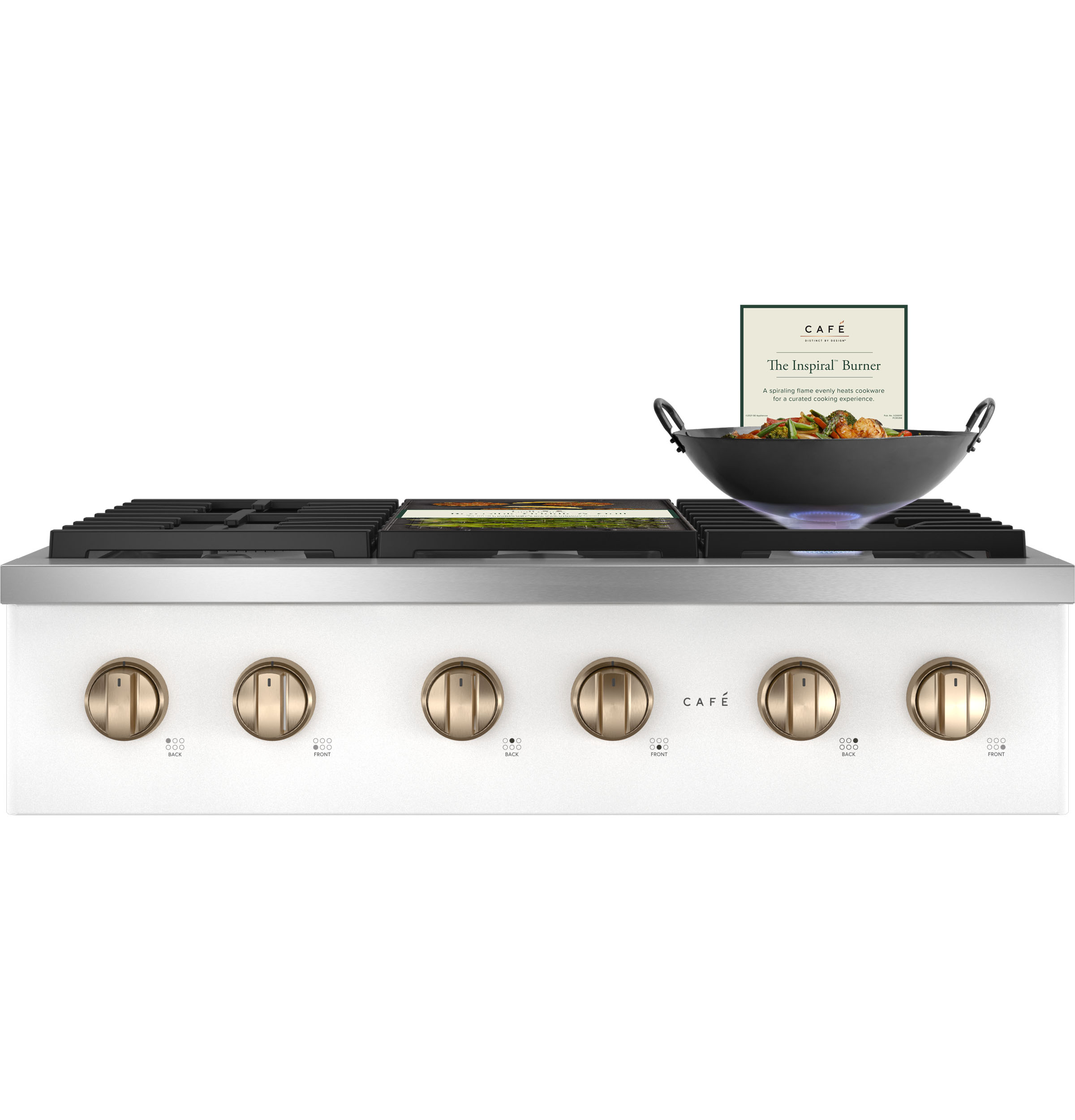 CAFÉ™ 36" Commercial-Style Gas Rangetop with 6 Burners (Natural Gas) view 5