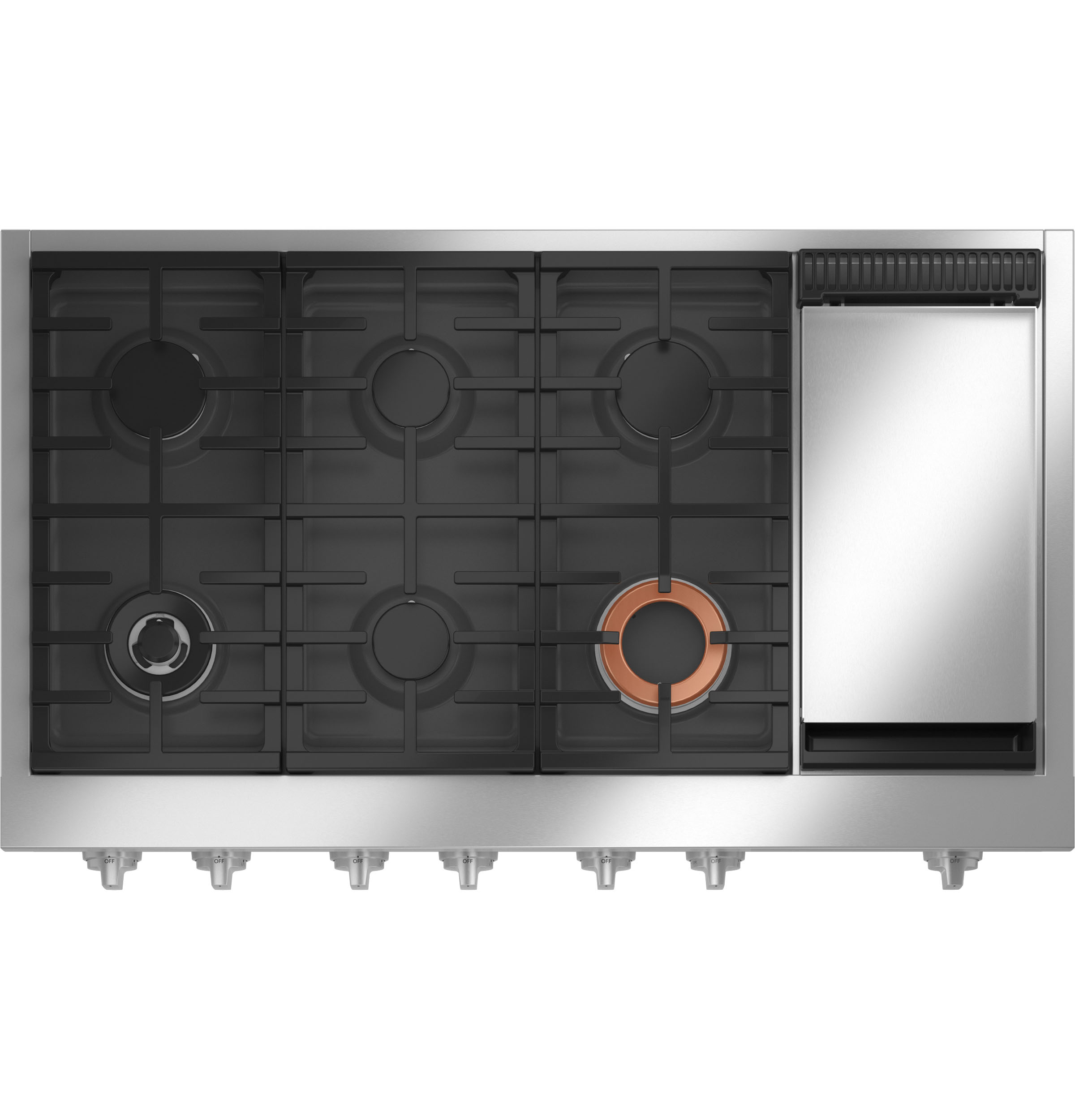 CAFÉ™ 48" Commercial-Style Gas Rangetop with 6 Burners and Integrated Griddle (Natural Gas) view 19