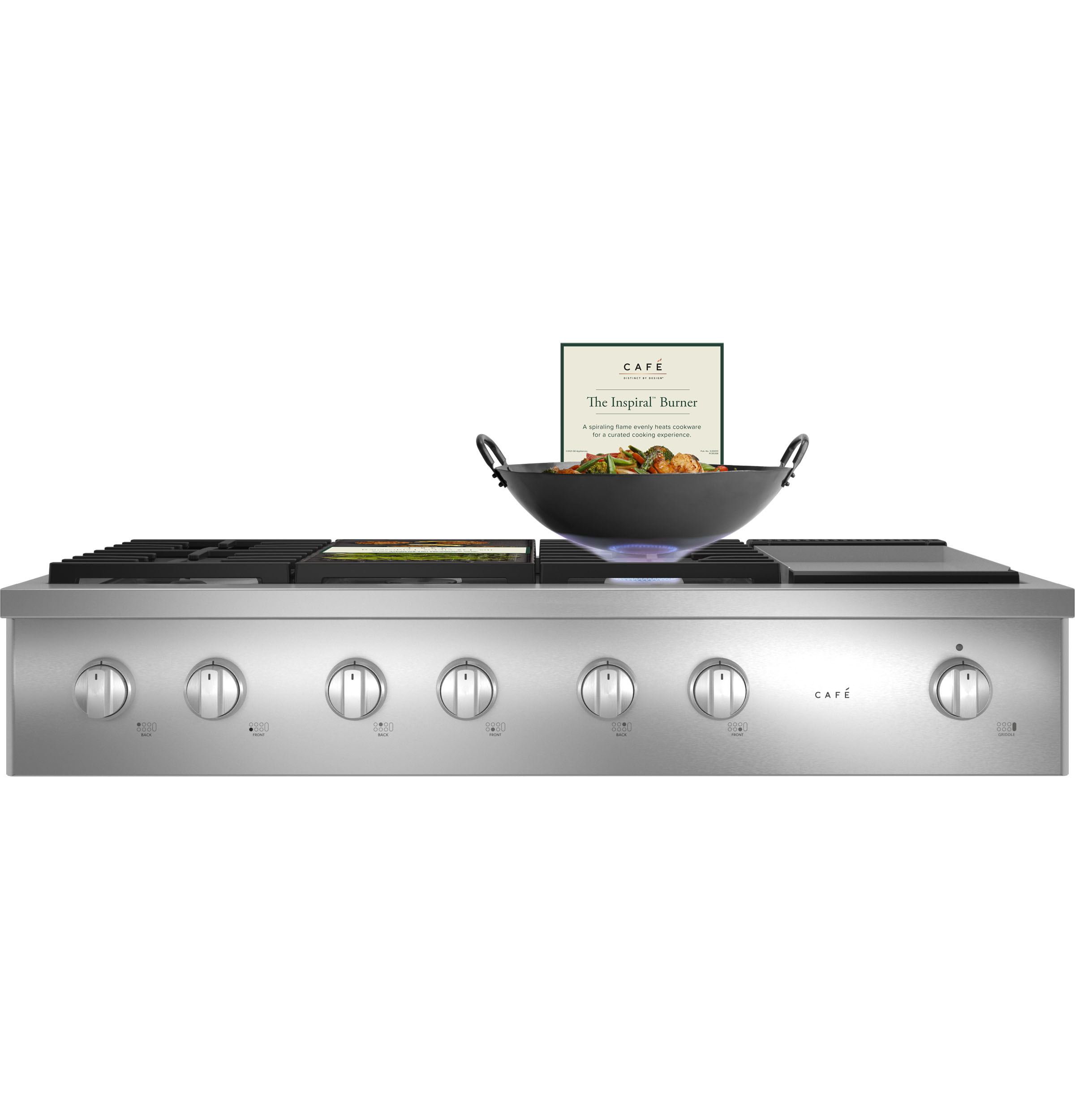 CAFÉ™ 48" Commercial-Style Gas Rangetop with 6 Burners and Integrated Griddle (Natural Gas) view 14
